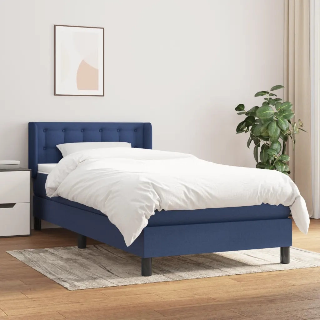 Giroletto a Molle con Materasso Blu 80x200 cm inTessuto 3129991