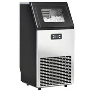 Macchina per cubetti di ghiaccio commerciale 45 kg/24H ¨C zephmum ¨C con serbatoio da 11 kg e display LCD