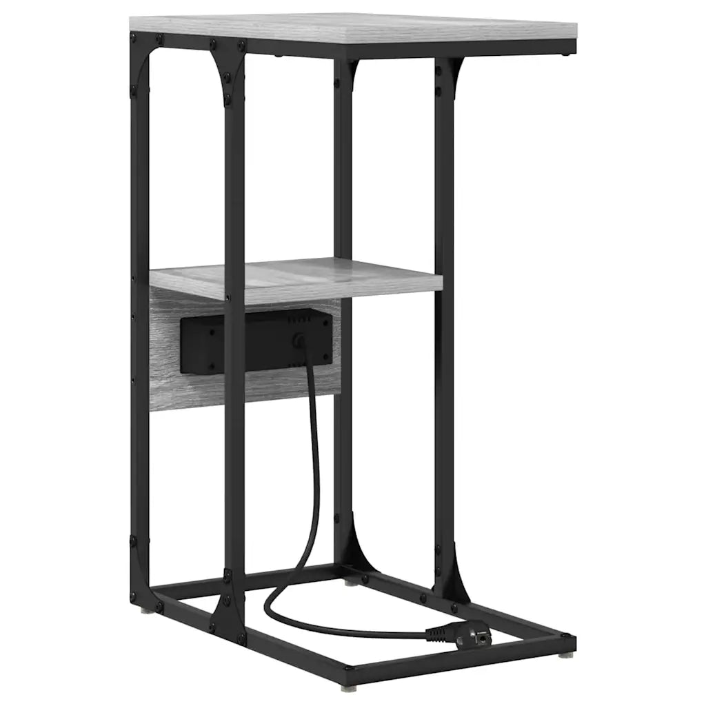 Comodino | Armadio da Notte | Mobiletto da notte con cassetto Grigio sonoma 41.5 x 26 x 60.5 cm