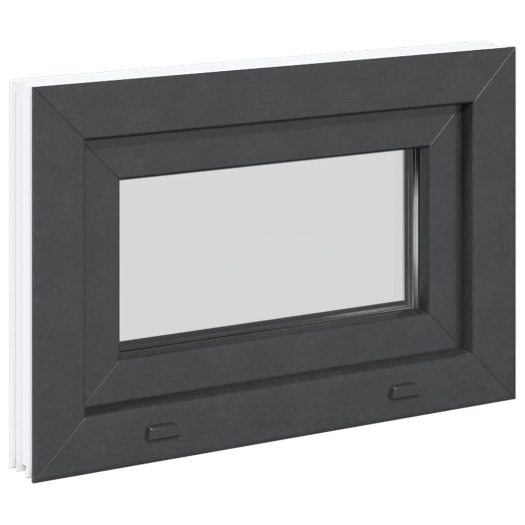 Finestra per Soffitta RISOR 60 x 40 cm PVC e Vetro Antracite CFW8986042