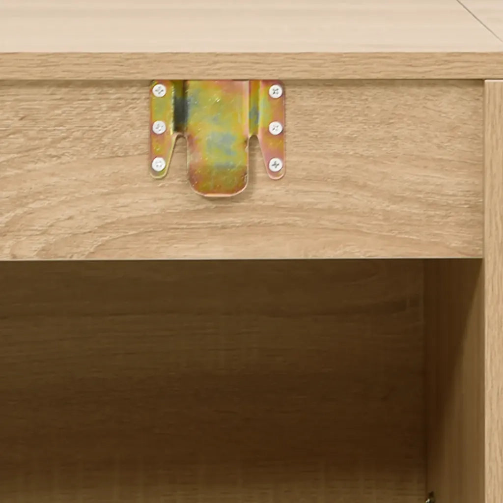 Set Mobili da Bagno | Armadio da bagno 6 pz Rovere in Legno Multistrato