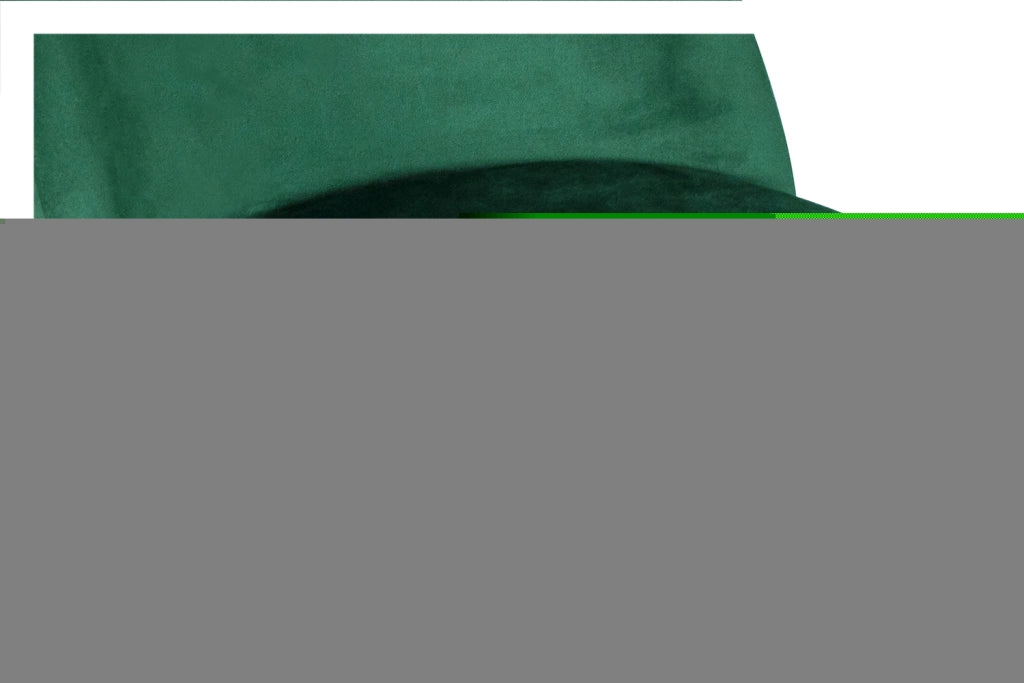 Sedia da pranzo imbottita in velluto verde scuro (2 pz) - Nicole - SD30NIG