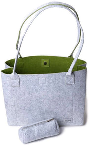Tas da Spesa per Donna in Velluto (15L) con Grande Tasca e Cinghie, Borsa da Spesa, Borsa per Bambini, Borsa in Velluto per Donna, Borsa Modella