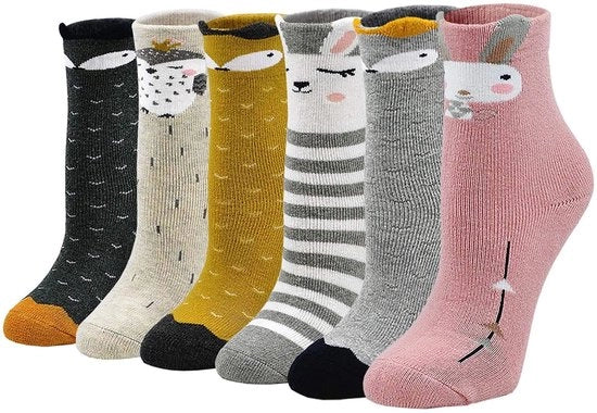 Calze termici per bambini - invernali - 6 paia - misura 20-34 - regolazione dell'umidità e della respirazione