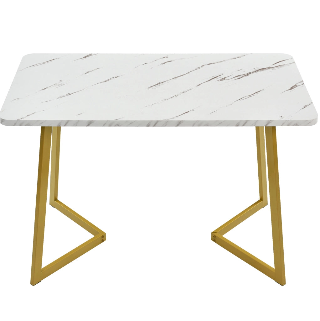 Set tavolo da pranzo con 4 sedie 117x68x75 cm in MDF marrone