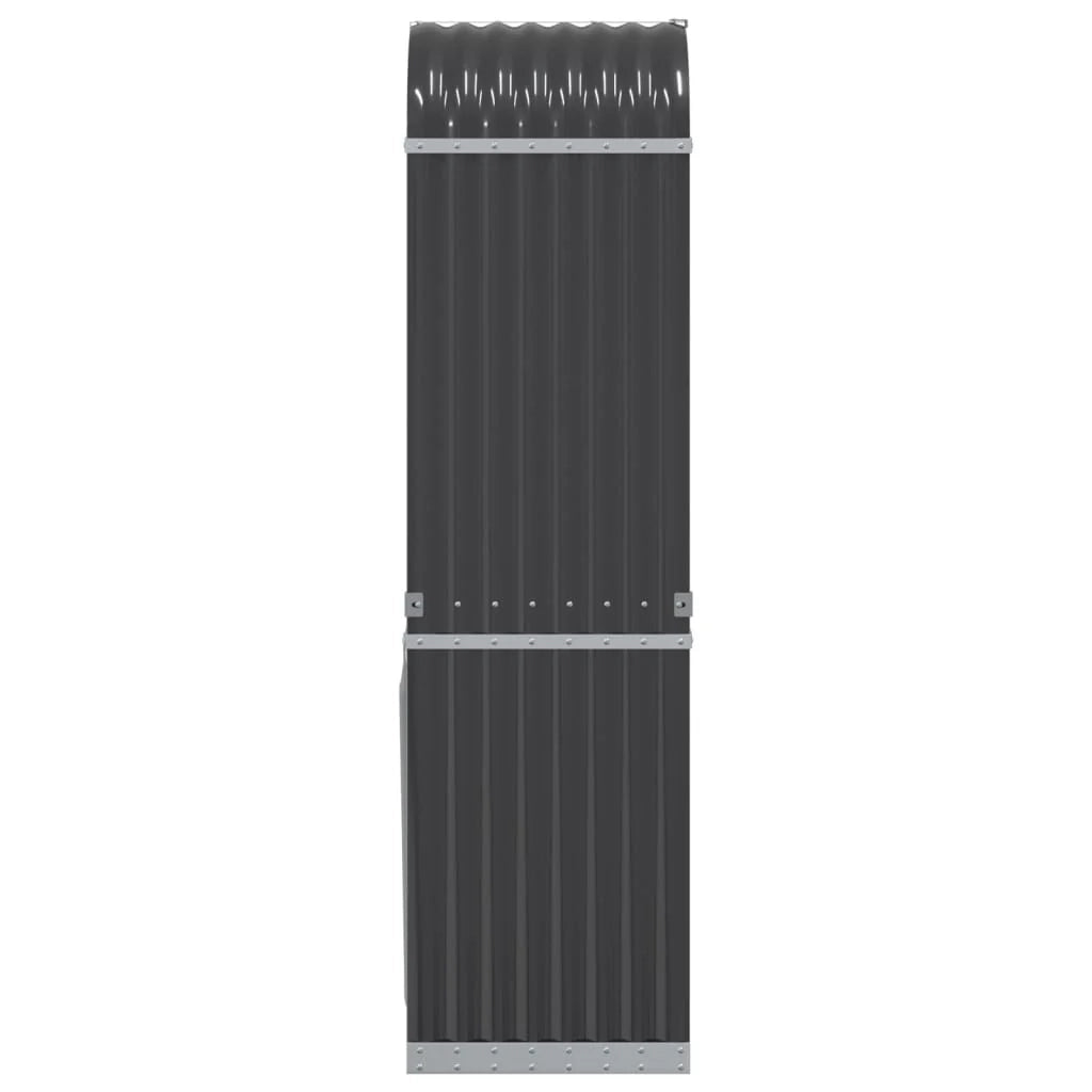 Portalegna 40 x 45 x 170 cm acciaio zincato antracite 02_0043780