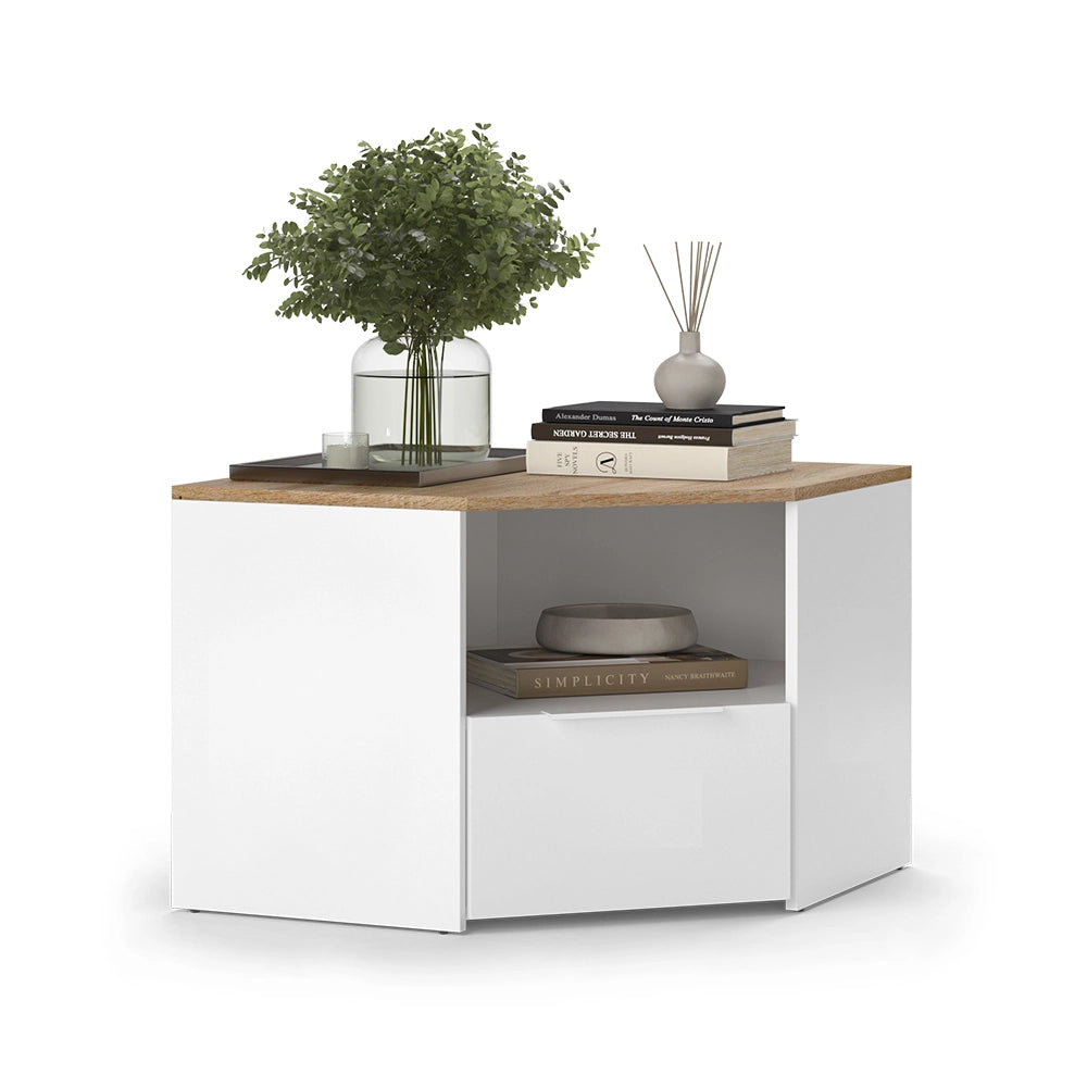 Vicco Mobile tv Bianco/Sonoma 68 x 50 cm