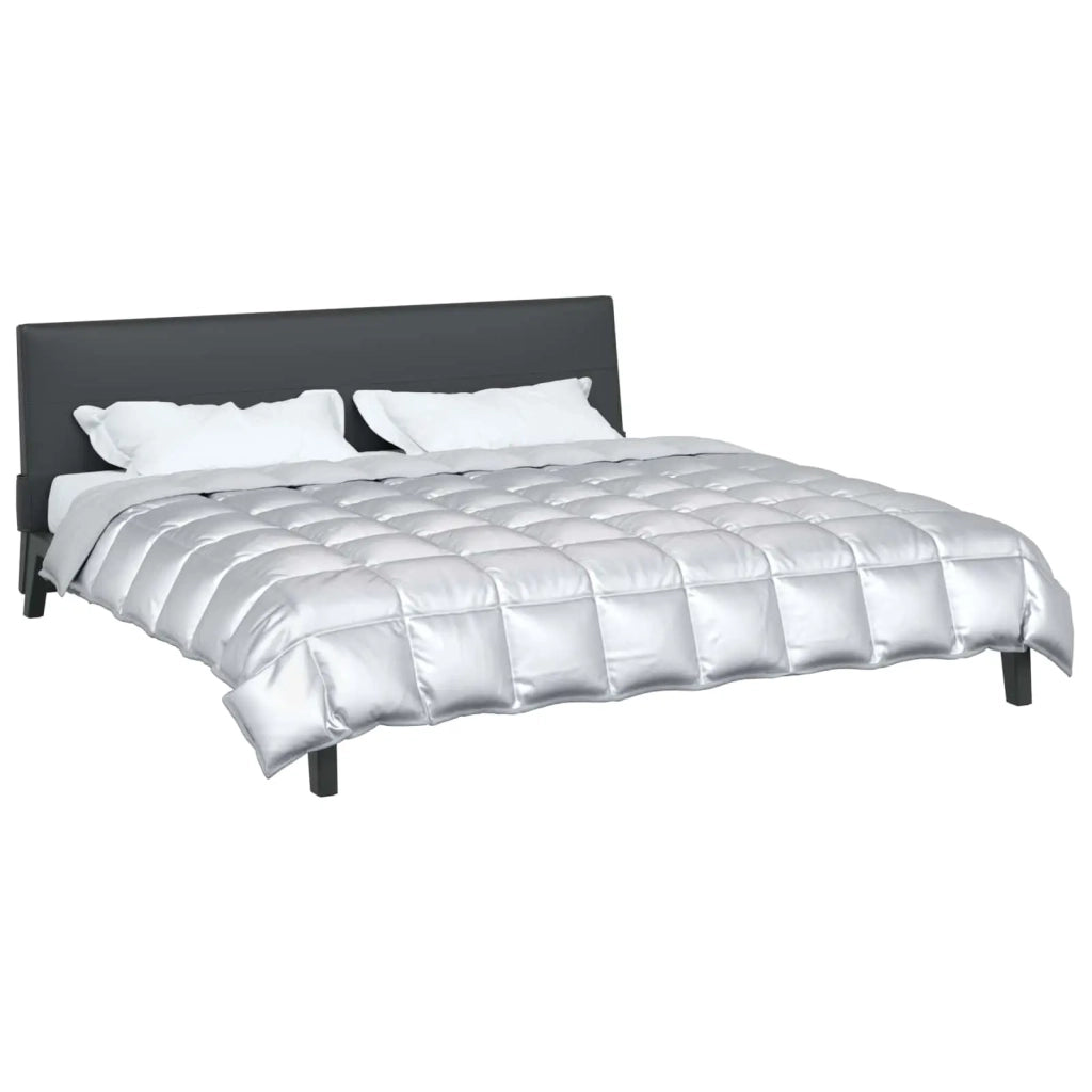 Duvet Invernale Argento 200 x 220 cm Satin e Micropile 42025868
