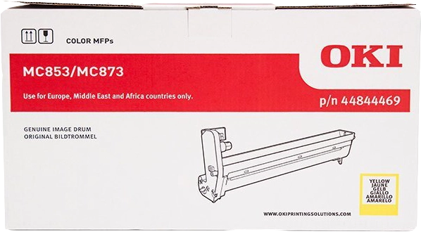 ORIGINAL OKI Tamburo giallo 44844469 MC853/873 ~30000 Seiten
