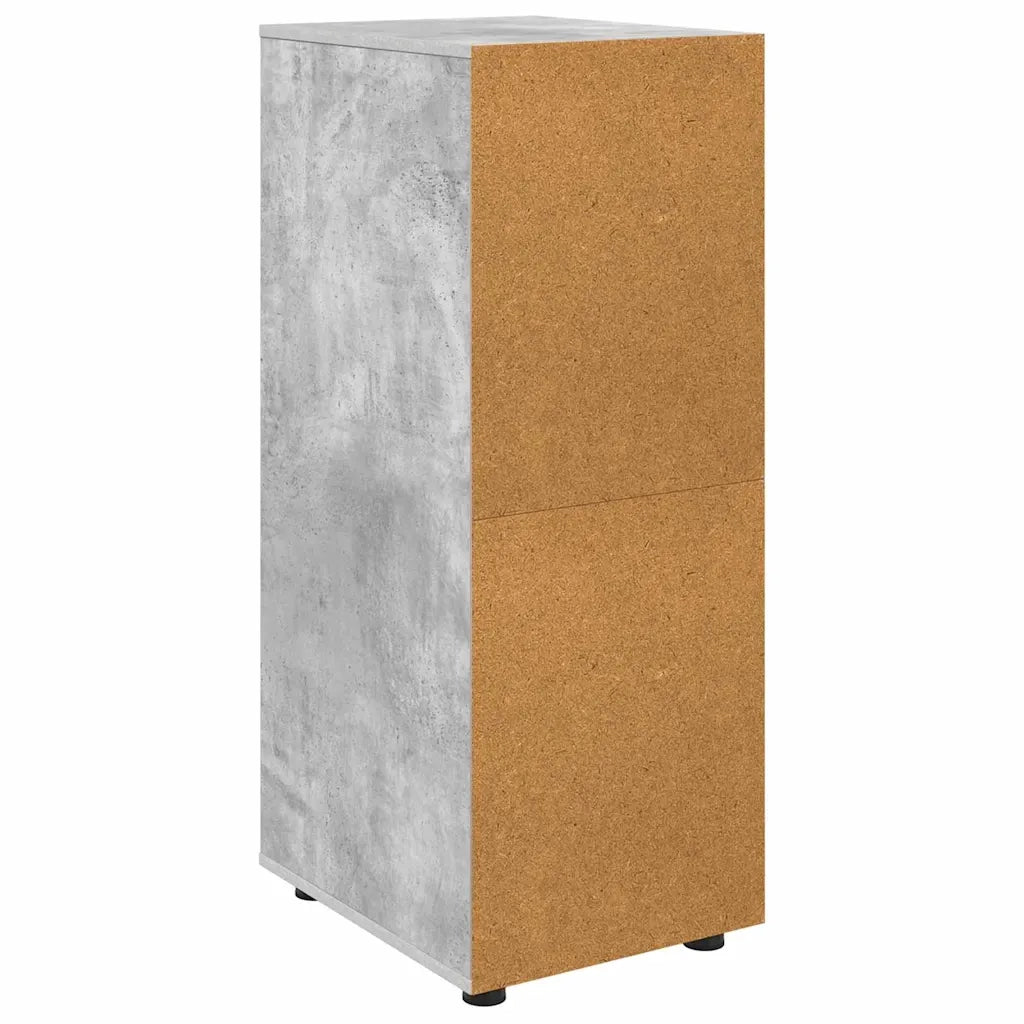 Armadio Grigio cemento 40 x 48 x 105 cm Legno multistrato
