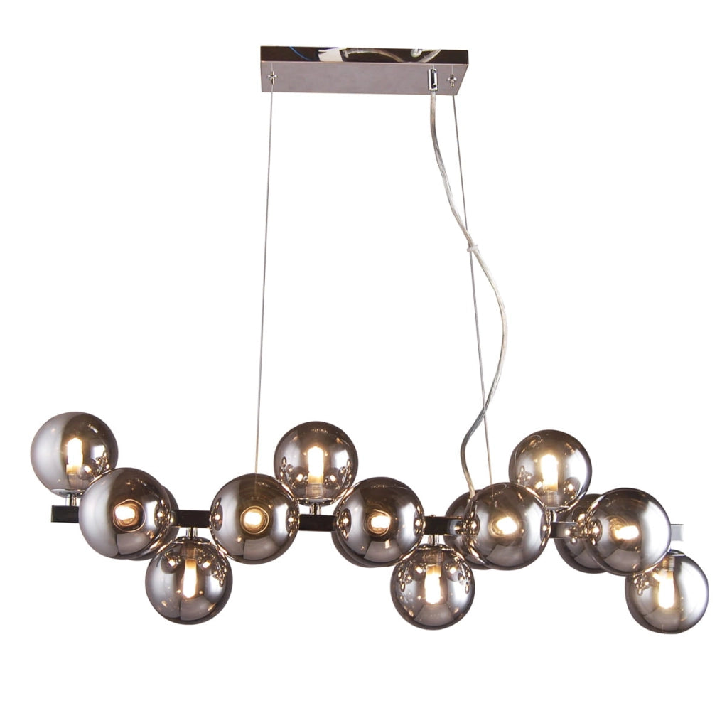 Lampadario Italux Marbelio moderno cromato 16xG9 PND-6161-16