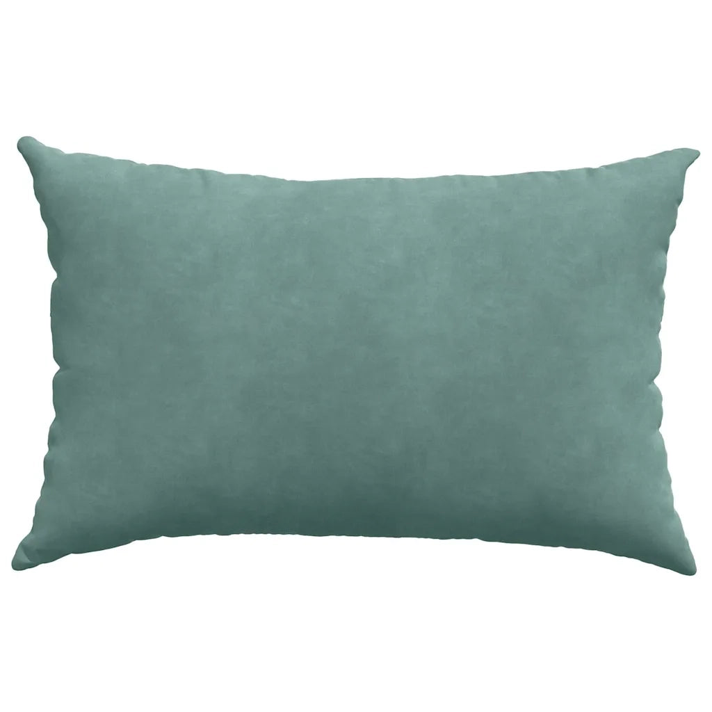 Cuscini da Divano 2 pcs Verde Mare 60 x 40 cm Tessuto in Cords