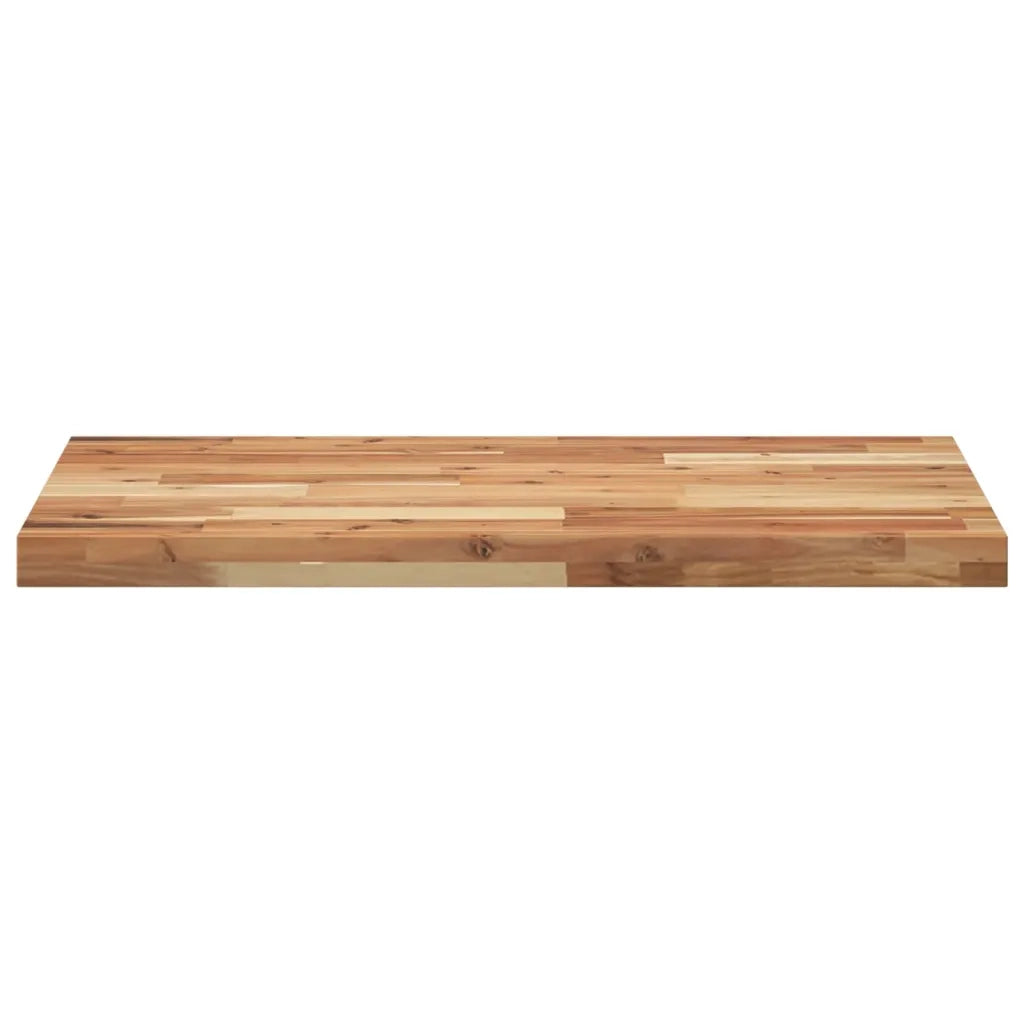 vidaXL Piano da Bagno Finitura a Olio 80x50x4 cm in Legno di Acacia