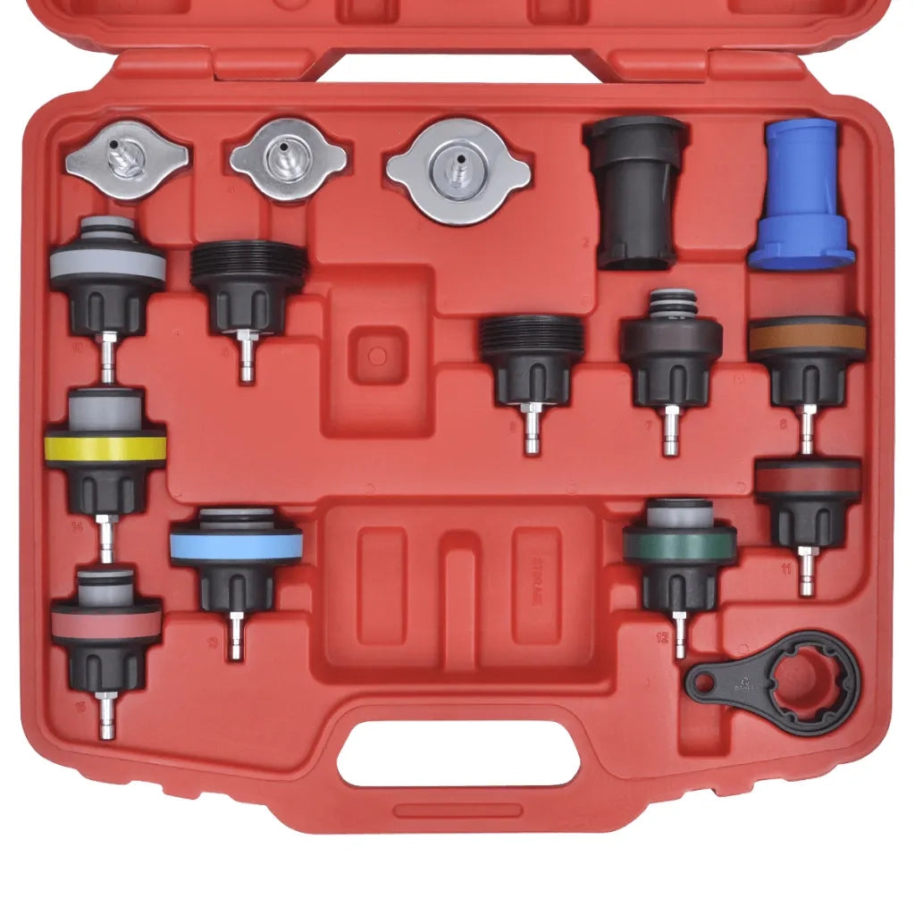 Kit Tester di Pressione per Radiatore 18 pz 210334