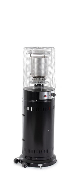 Scaldapatio a Gas  Ø46x135 cm in Acciaio Colonna Nero