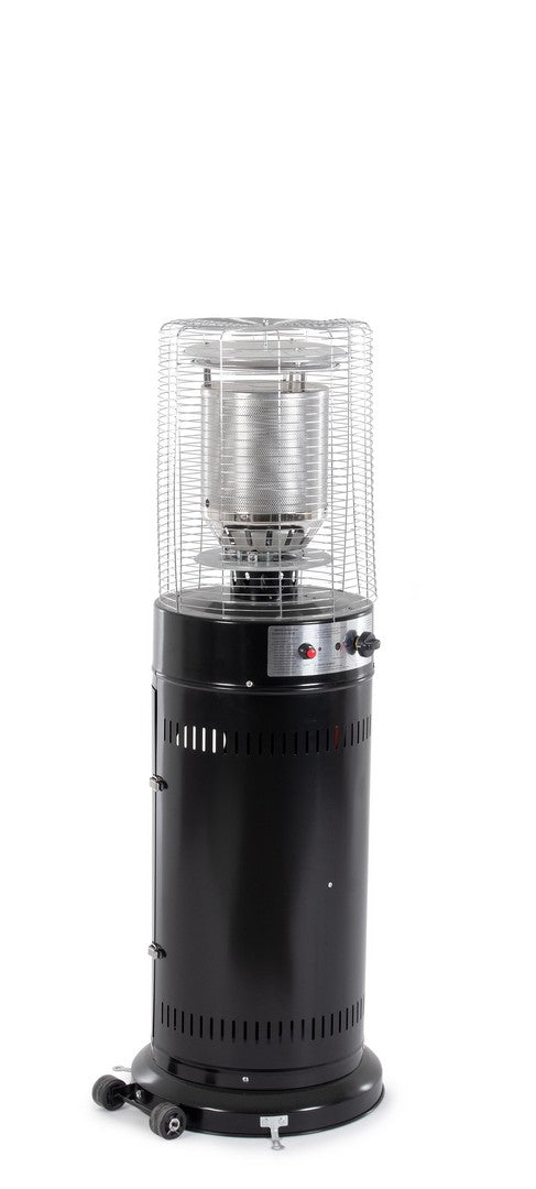 Scaldapatio a Gas  Ø46x135 cm in Acciaio Colonna Nero