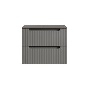 Mobile sottolavabo largo 60 cm, senza lavabo, grigio scuro