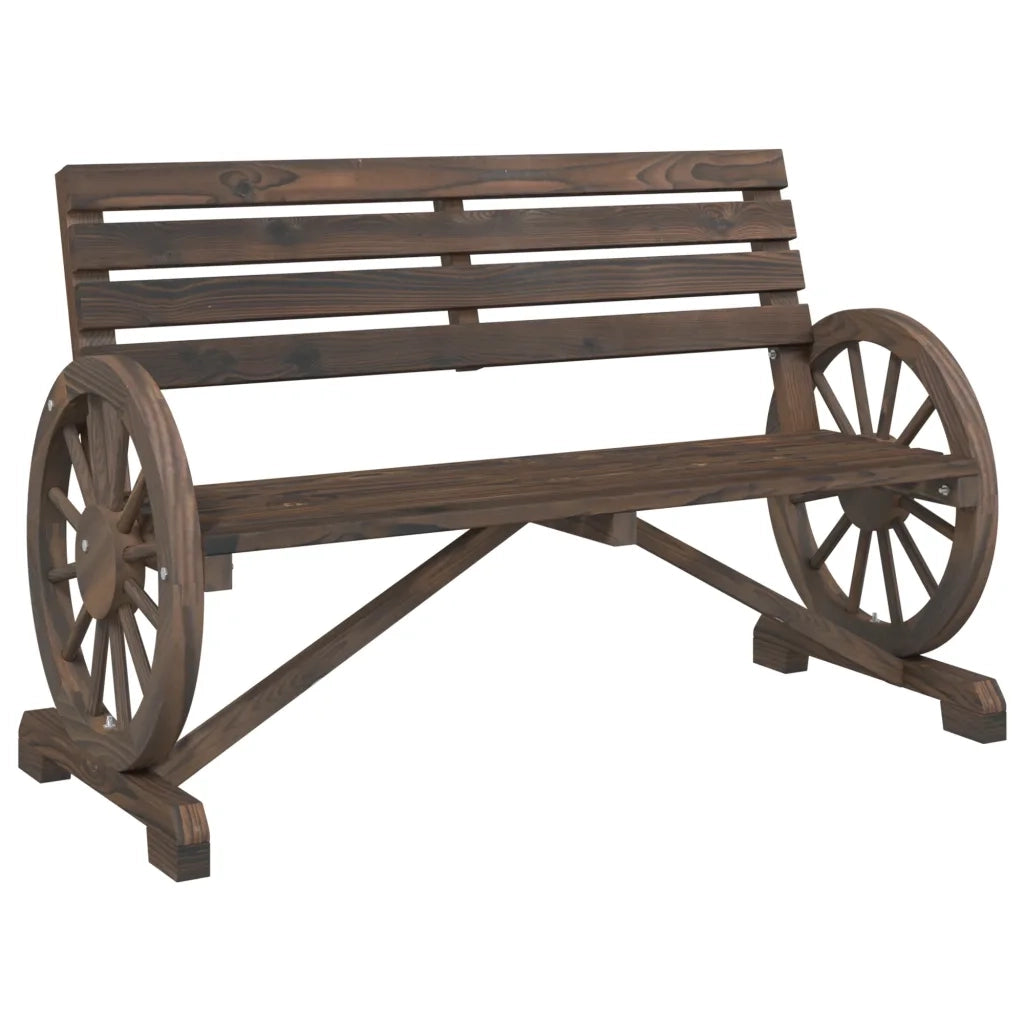 Panca da Giardino a 2 Posti in Legno Massello di Abetecod mxl 91290