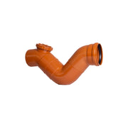 Sifone firenze orizzontale fognatura in pvc (1 Tappo) : Diametro - 100