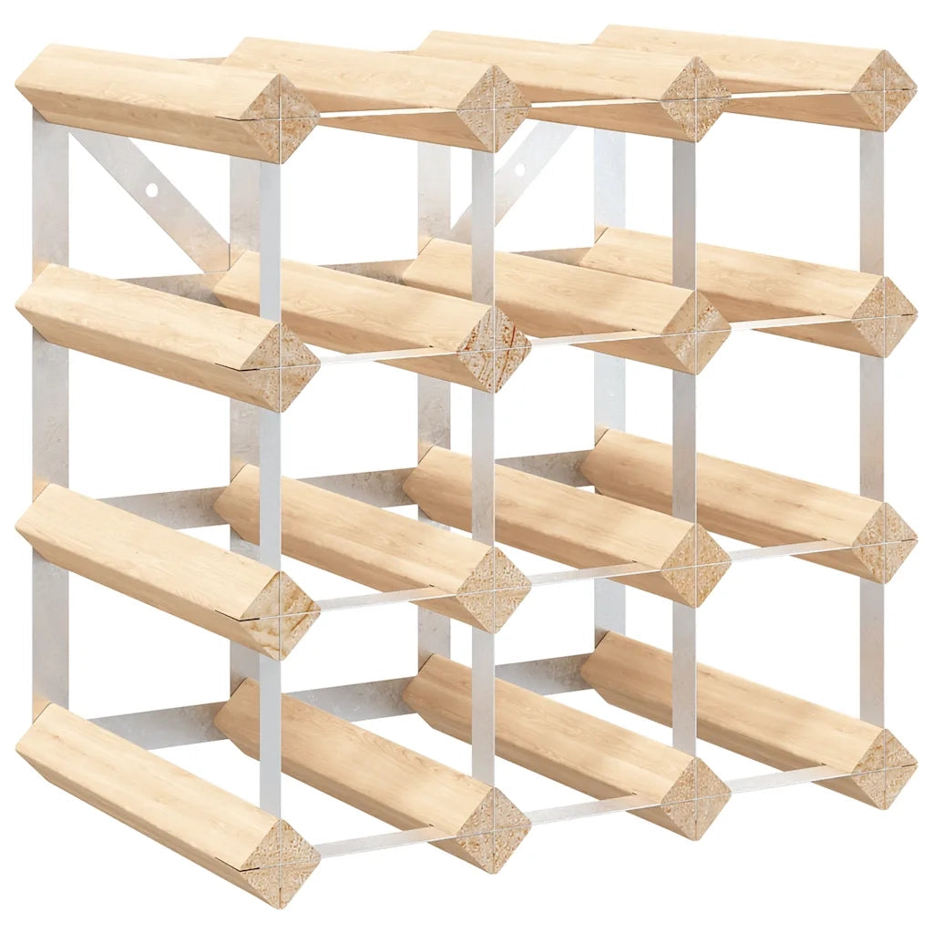 Portavini da 12 Bottiglie in Legno Massello di Pino cod mxl 52884