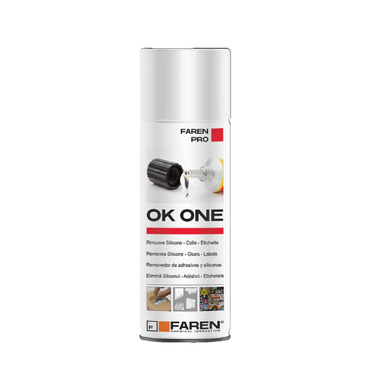 FAREN OK One Sciogli Silicone 200 ml depolimerizza silicone colla mastici resina