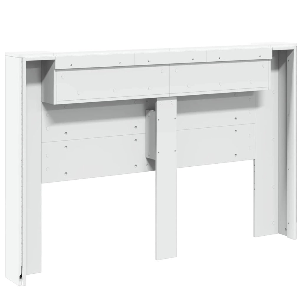 Testata con Mobile e LED Bianco 160 x 16,5 x 103,5 cm