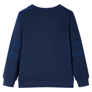 Felpa per Bambini Blu Marino Mélange 104 12660