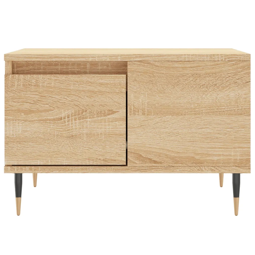 Tavolino Salotto Rovere Sonoma 55x55x36,5 cm Legno Multistrato 830751