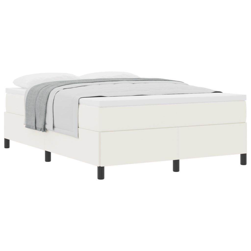 Struttura letto Panna 160x200 cm in tessuto corduroy