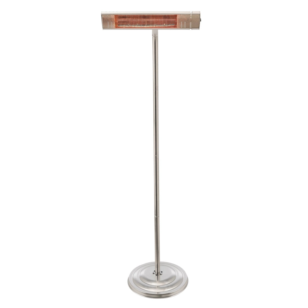 Bimar Stufa Alogena HR314 Piantana Esterni 2000W IP65 Resistenza Golden Orientabile Base Ancoraggio