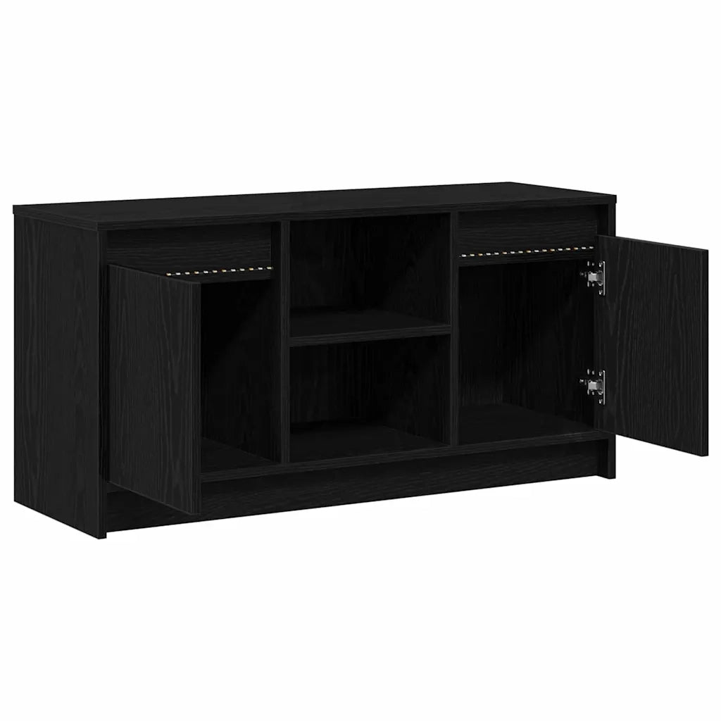 Unità TV Nero 100 x 34 x 50 cm Legno multistrato 873917