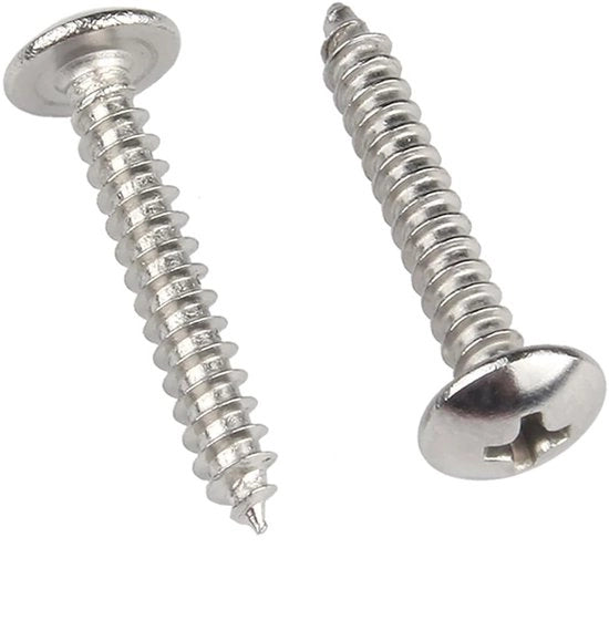 Viti in acciaio inossidabile per lavorazione del legno - Set da 40 - M4x12