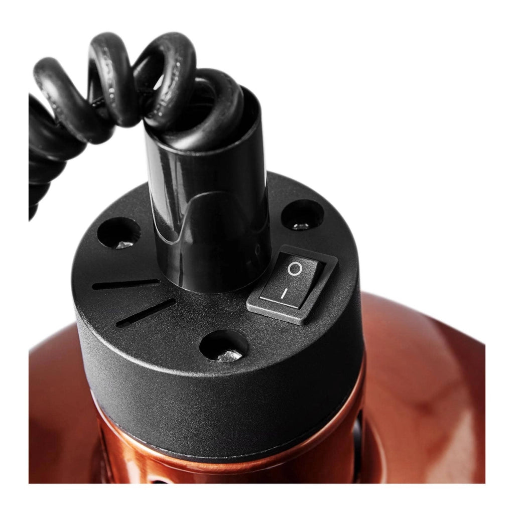 Scaldavivande/scaldapiatti per cucina/catering (materiale: acciaio attacco: E27 (max. 250 watt) finitura: rame altezza regolabile) 14_0004325