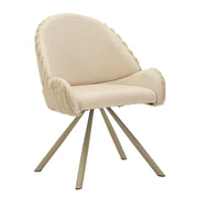 Sedia Stoccolma -a-crema Set 2 Pz cm 58x53x85