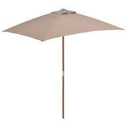 Ombrellone con palo in legno 150 x 200 cm tortora 02_0008112