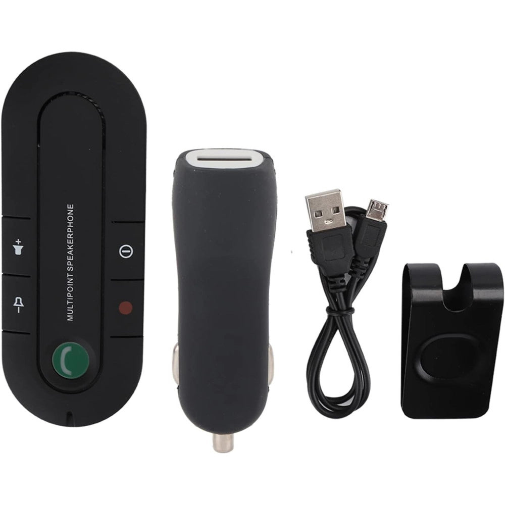 Trade Shop - Kit Universale Vivavoce Bluetooth Per Auto Macchina Dispositivo Trasmettitore -