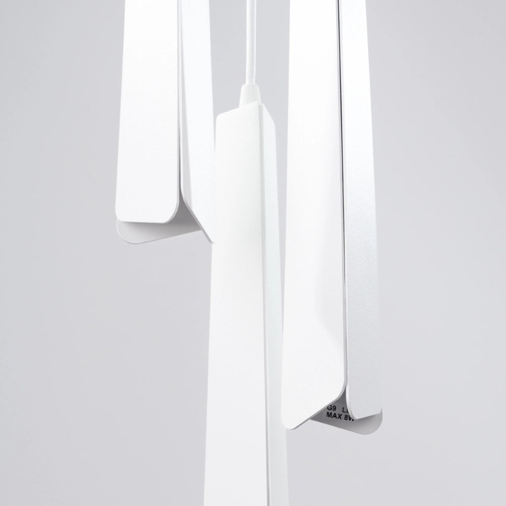 Lampada a sospensione PRYSM 3P bianco