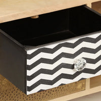 Mobile Porta TV 120x30x40 cm Legno Massello di Mango