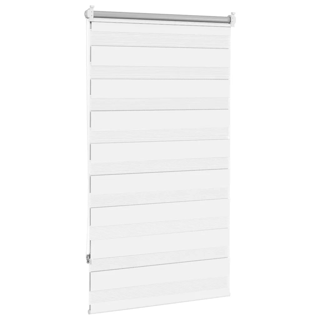 Tenda a rullo zebra 90,9x150 cm Tessuto Larghezza 86,7 cm bianco 240206