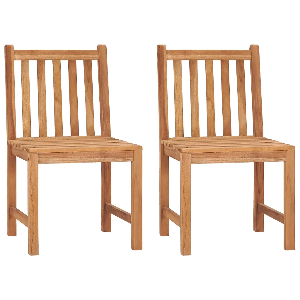 Set da pranzo da giardino 3 pz 80x80 cm in legno massello di teak 3059921