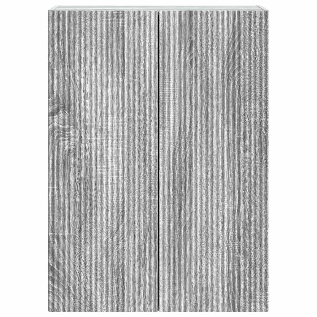 Mobiletto a muro Sonoma grigio 66 x 34,5 x 90 cm 898401