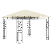Gazebo con Zanzariera 3x3x2,73 m Crema 180 g/m² 47969