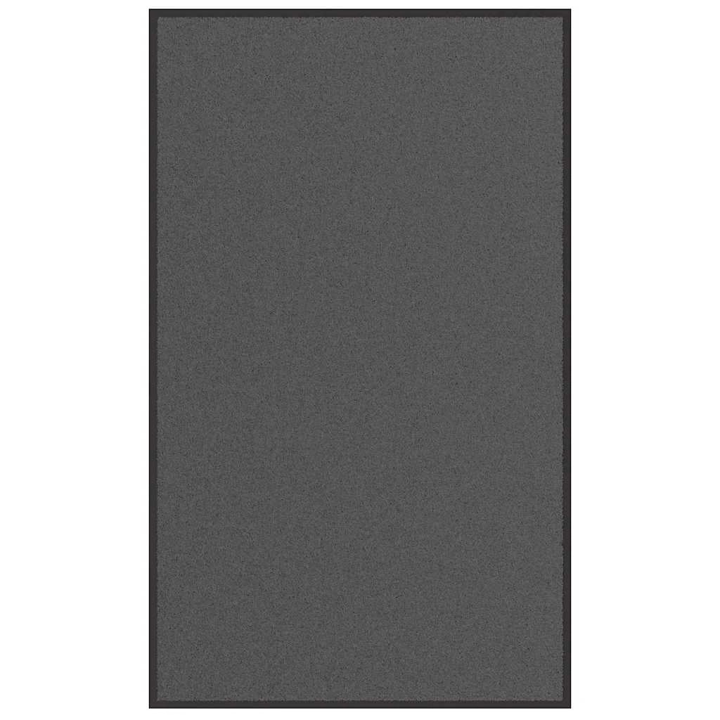 Zerbino antiscivolo per interni/esterni 90 x 150 cm facile da pulire stile moderno antracite PP 02_0058164