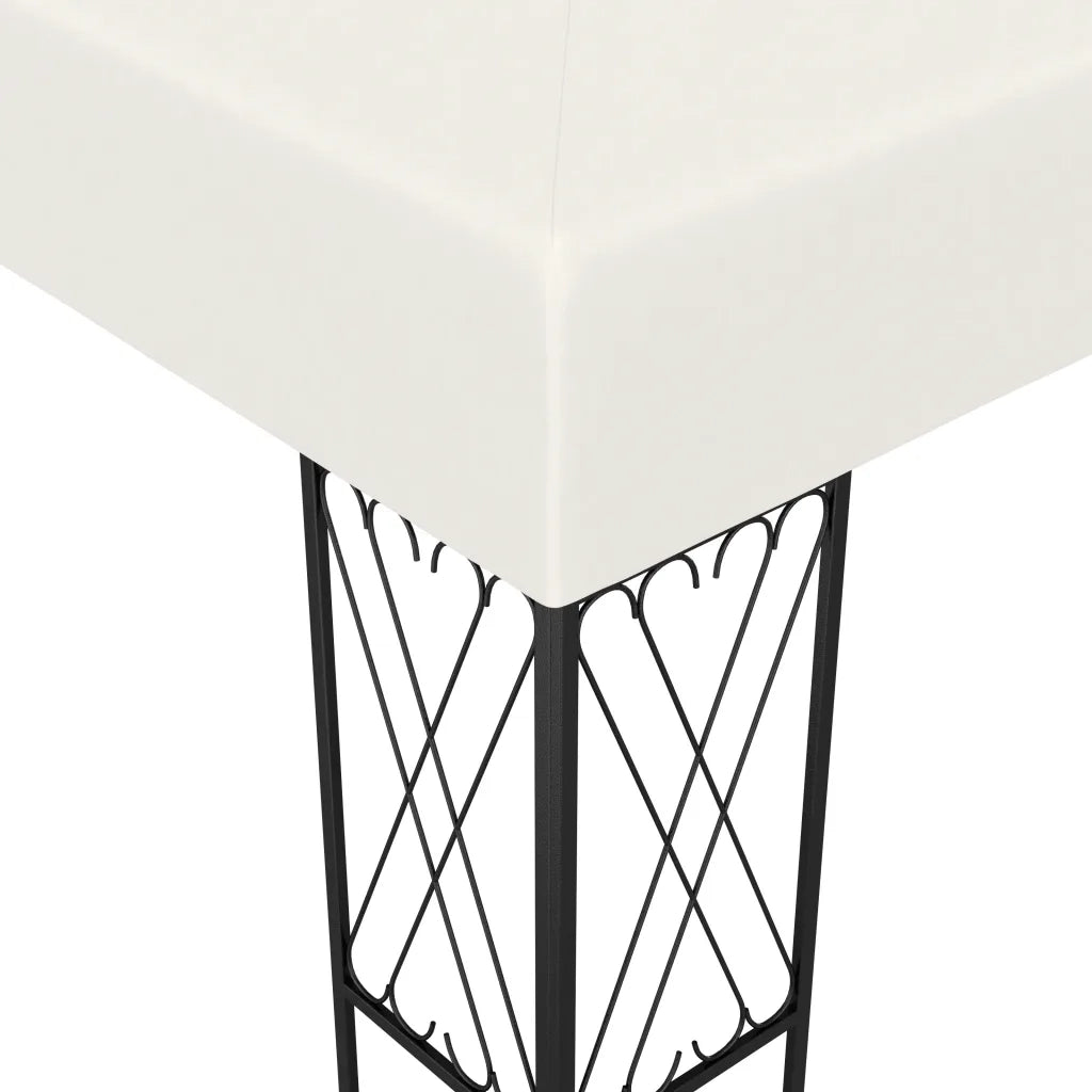 Gazebo 3x6 m Crema in Tessuto 48009