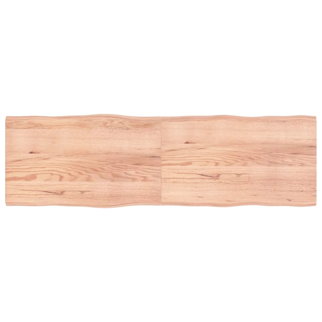 Piano Tavolo Marrone Chiaro 200x60x(2-4) cm Rovere Non Trattatocod mxl 78615