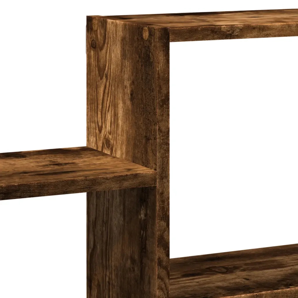 Mensola a Muro Rovere Fumo 96x18x60 cm in Truciolato 853231