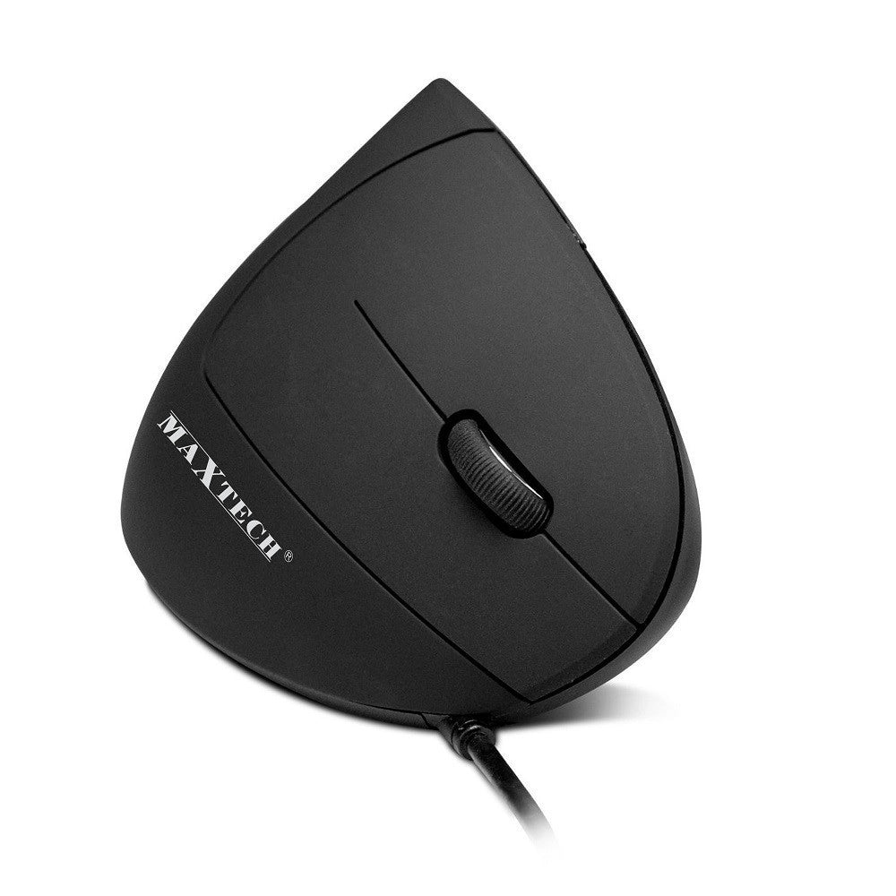 Trade Shop - Mouse Cavo Usb Impugnatura Verticale Posizione Braccio Corretta Filo Maxtech M-z015 -