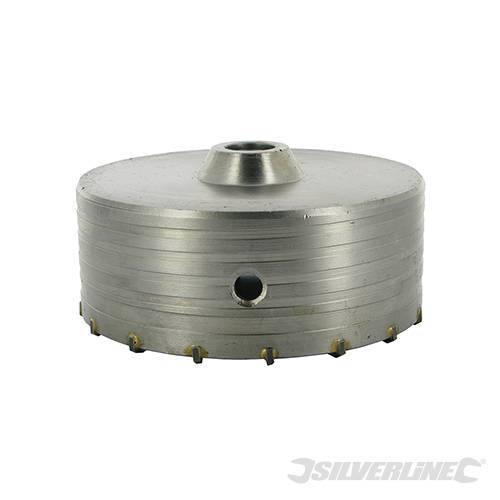 Fresa carotatrice a tazza per muri in TCT e acciaio robusto Silverline 595769 - 125 mm