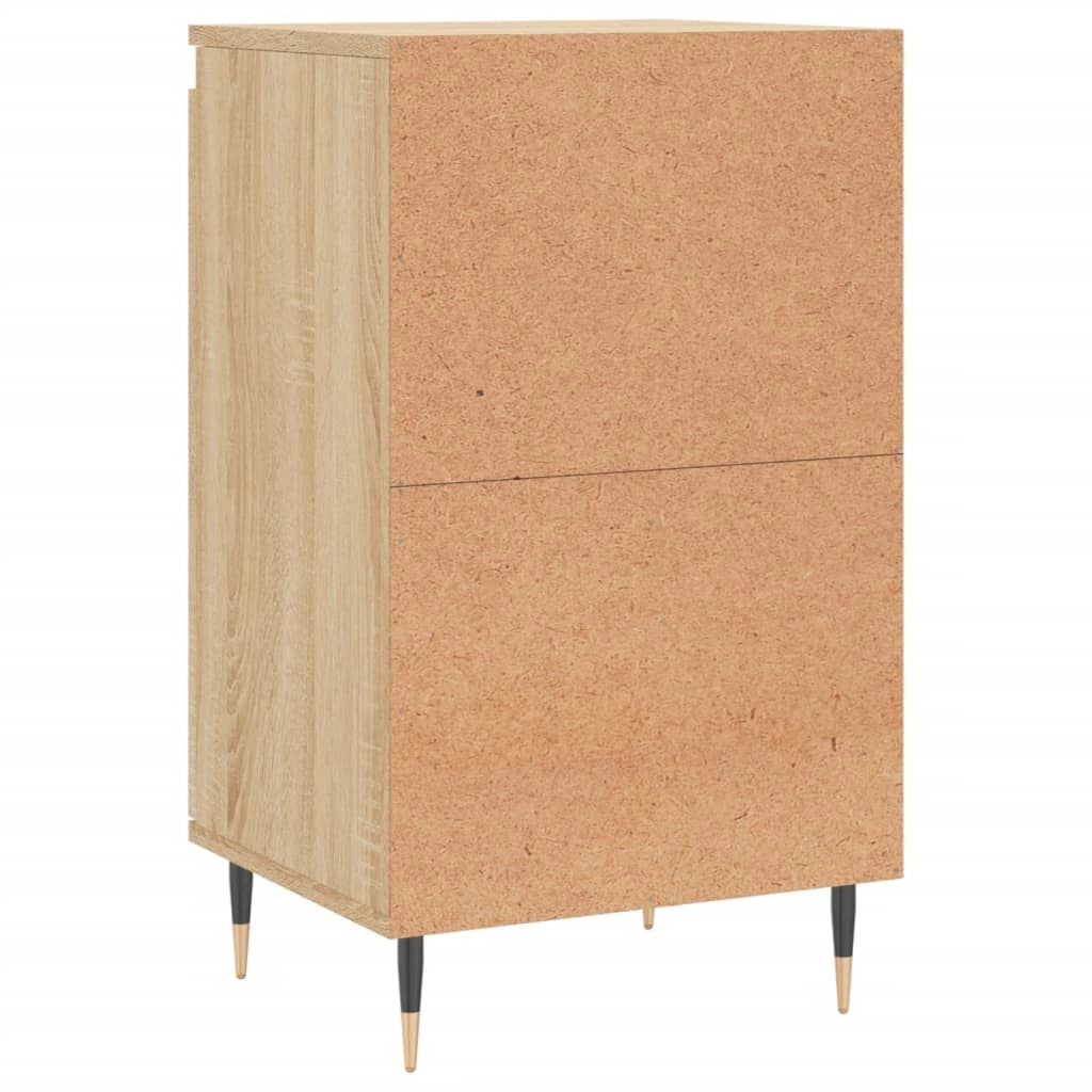 Buffet credenza cassettiera armadio mobile contenitore organizer cucina soggiorno Sonoma 40 x 35 x 70 cm legno ingegnerizzato grigio 02_0031565
