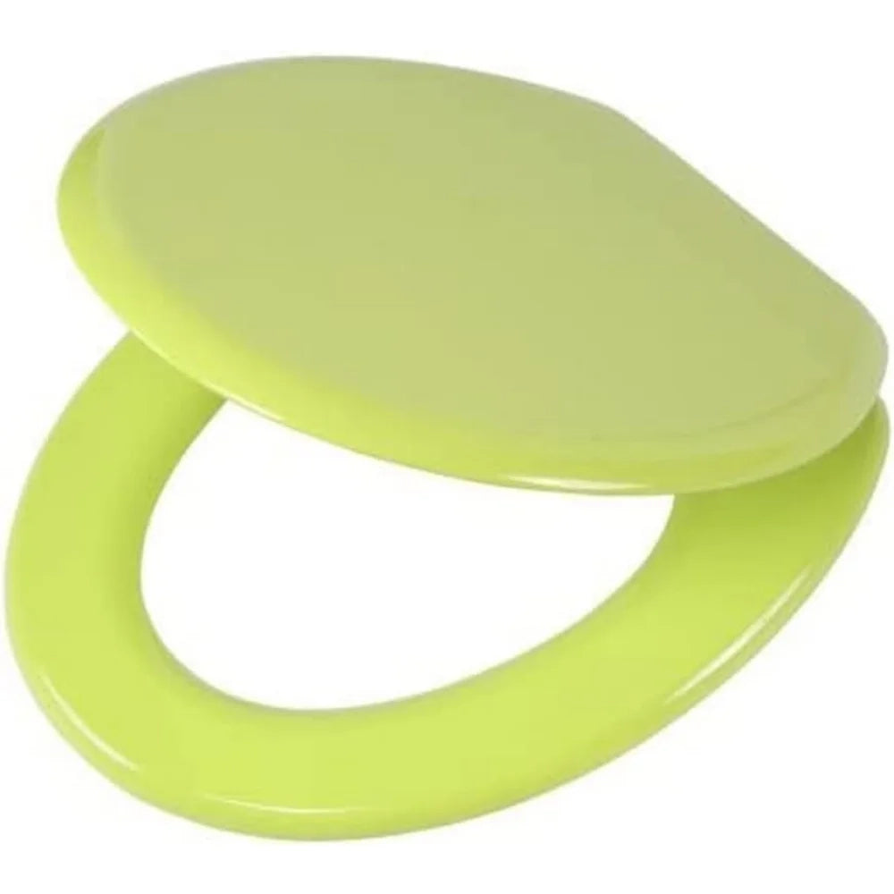 Tiger monterrey sedile per wc, metallo, mdf, verde, 37 x 5,5 x 4